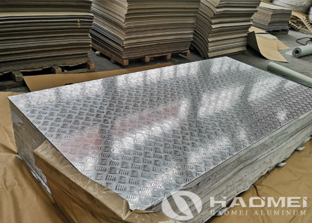 plancha de aluminio damero