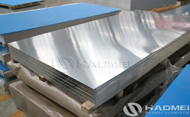 plancha de aluminio liso