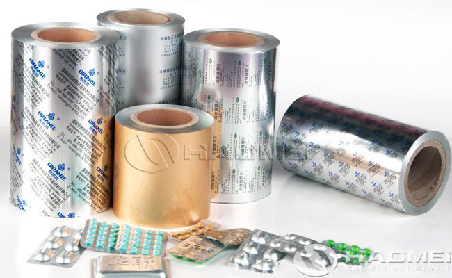papel aluminio para blister farmacéutico