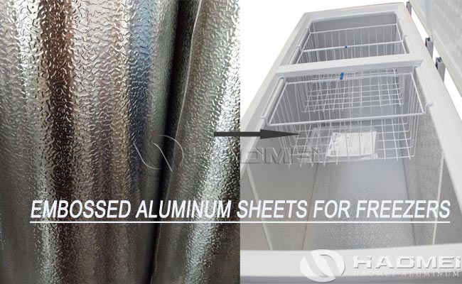aluminio gofrado para refrigerador