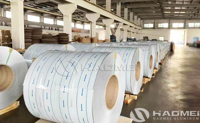 lámina de aluminio con recubrimiento de poliéster