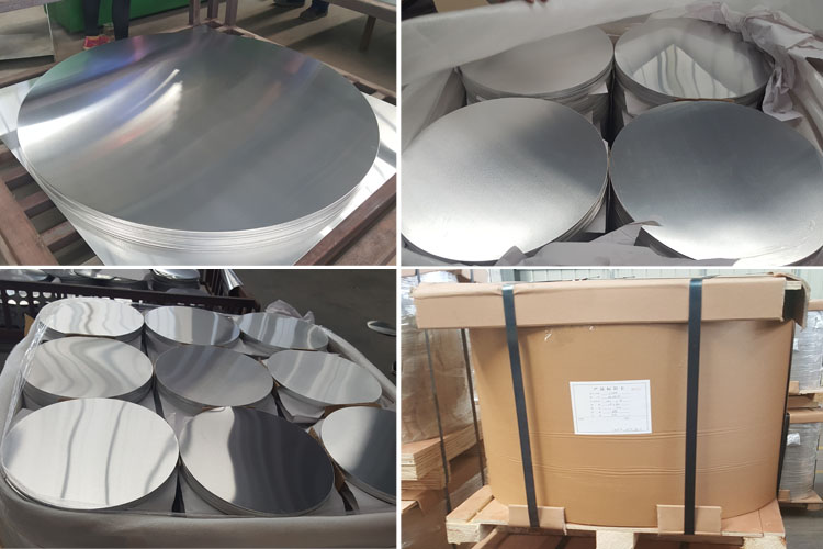 Embalaje de disco de aluminio