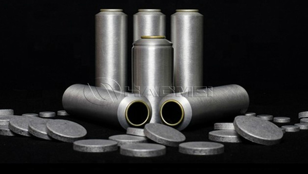 pastilla de aluminio para latas de aerosol