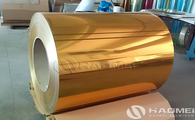 placa de aluminio oro espejo