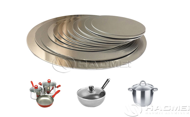 disco de aluminio DC para utensilios de cocina