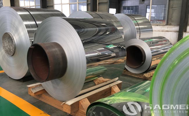 bobinas de aluminio pulido espejo